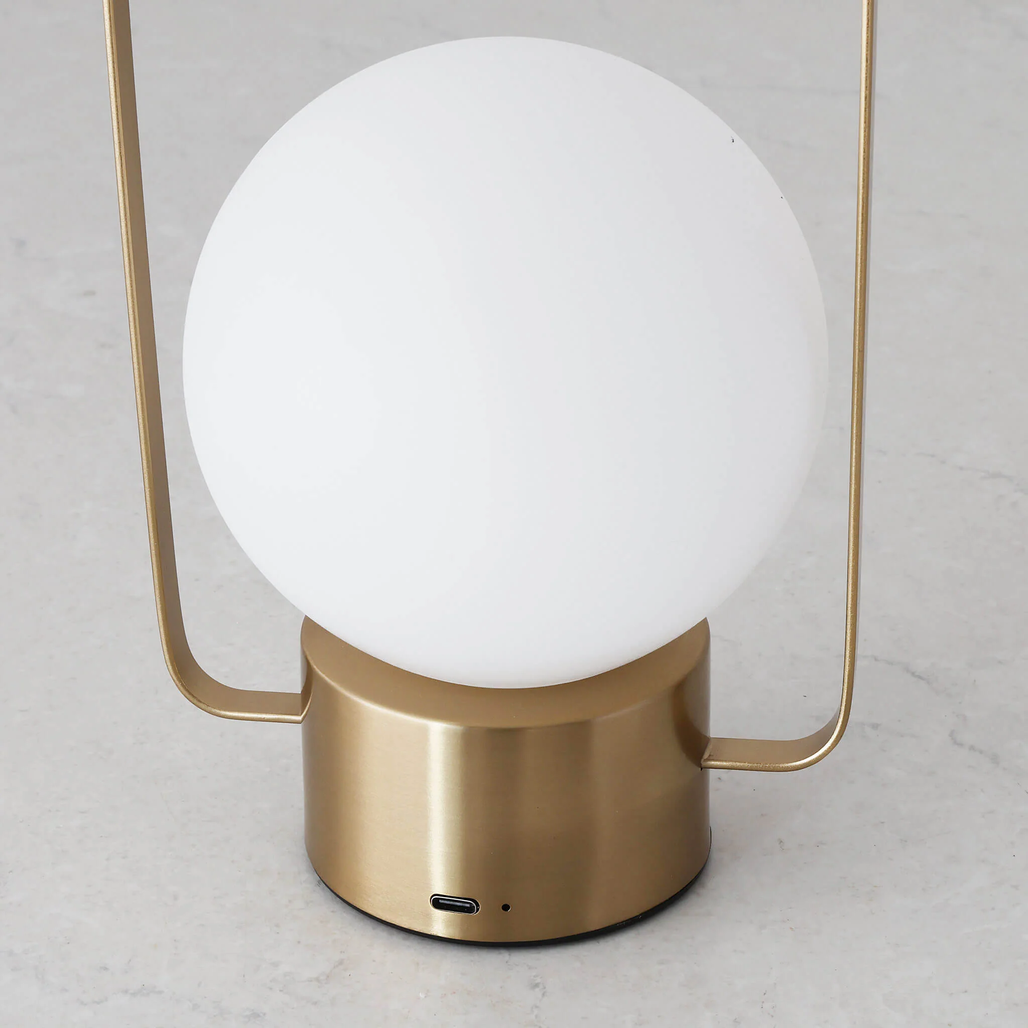 RIBEIRA BRAVA LED RECHARGEABLE LANTERN WITH HANDLE BUNDLE X2  |  26CM  |  ANTIQUE BRASS - Image 5