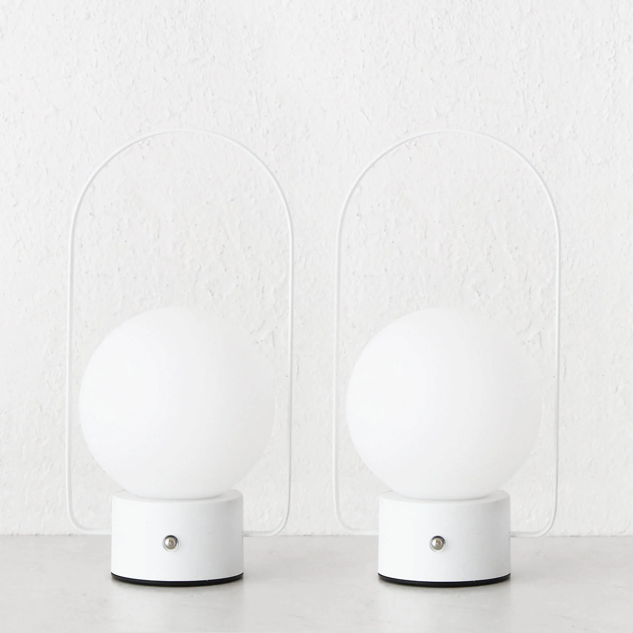 RIBEIRA BRAVA LED RECHARGEABLE LANTERN WITH HANDLE BUNDLE X2  |  26CM  |  WHITE - Image 2
