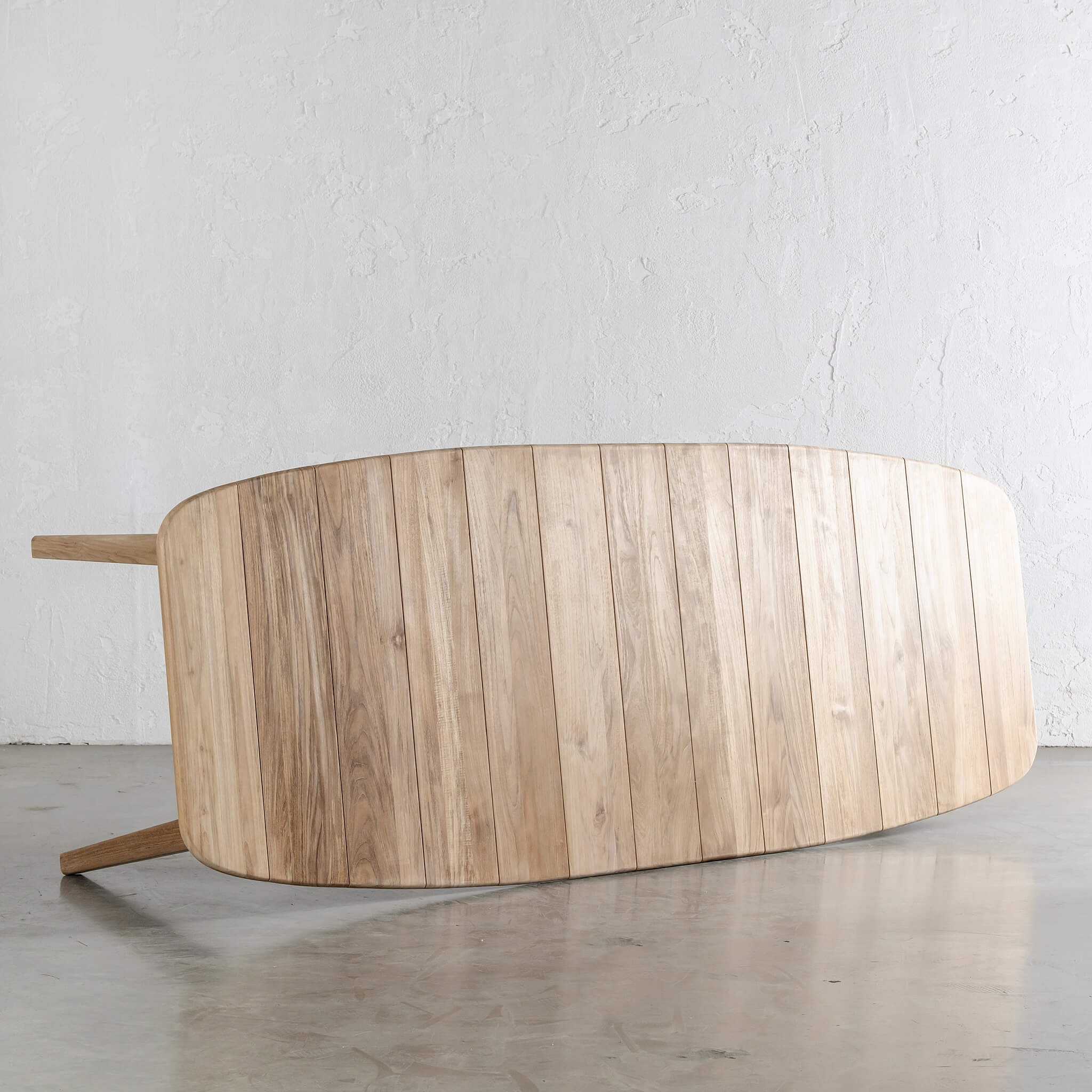 ROCCELLA OUTDOOR DINING TABLE  |  SLATTED TEAK  |  220CM - Image 6