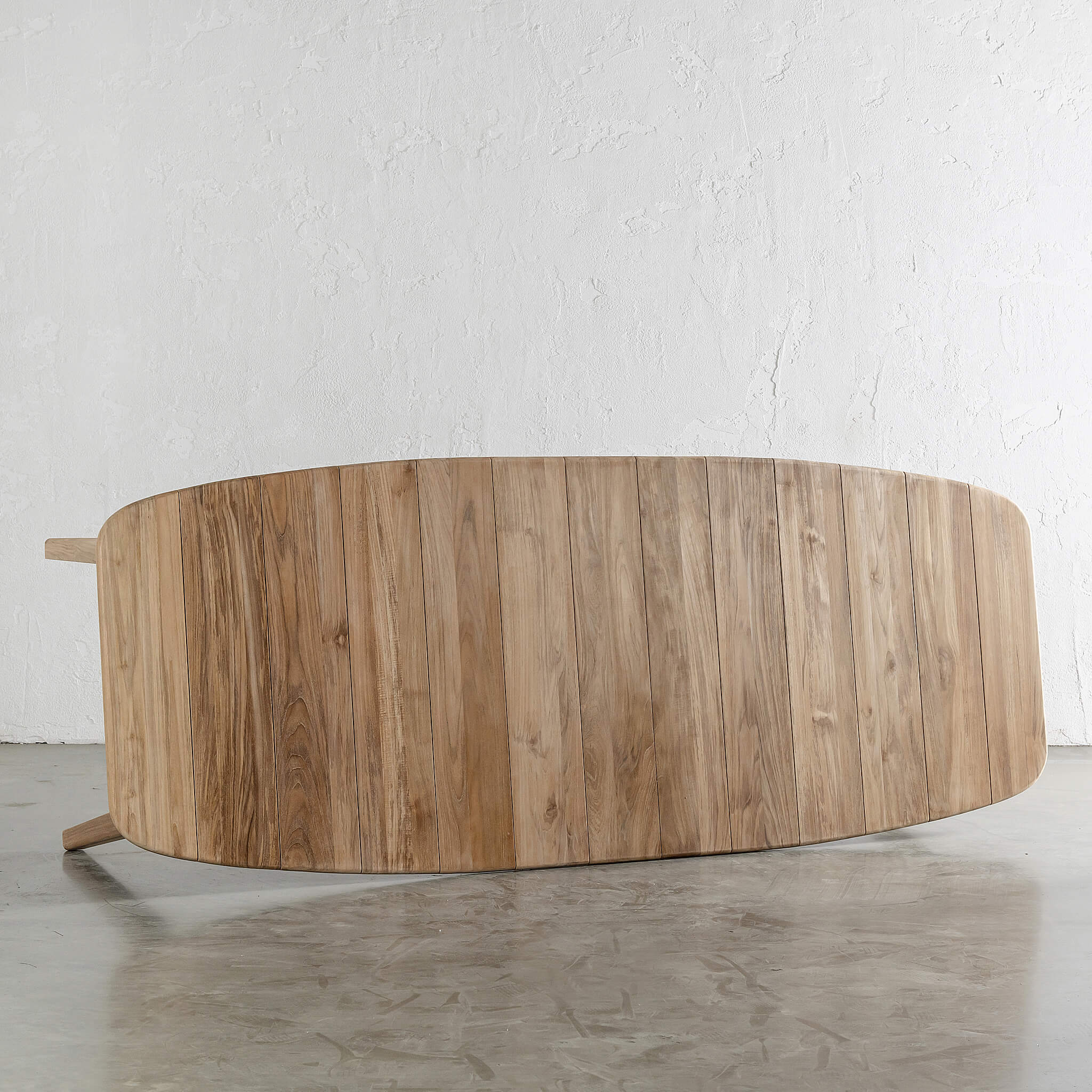 ROCCELLA OUTDOOR DINING TABLE  |  SLATTED TEAK  |  260CM - Image 7