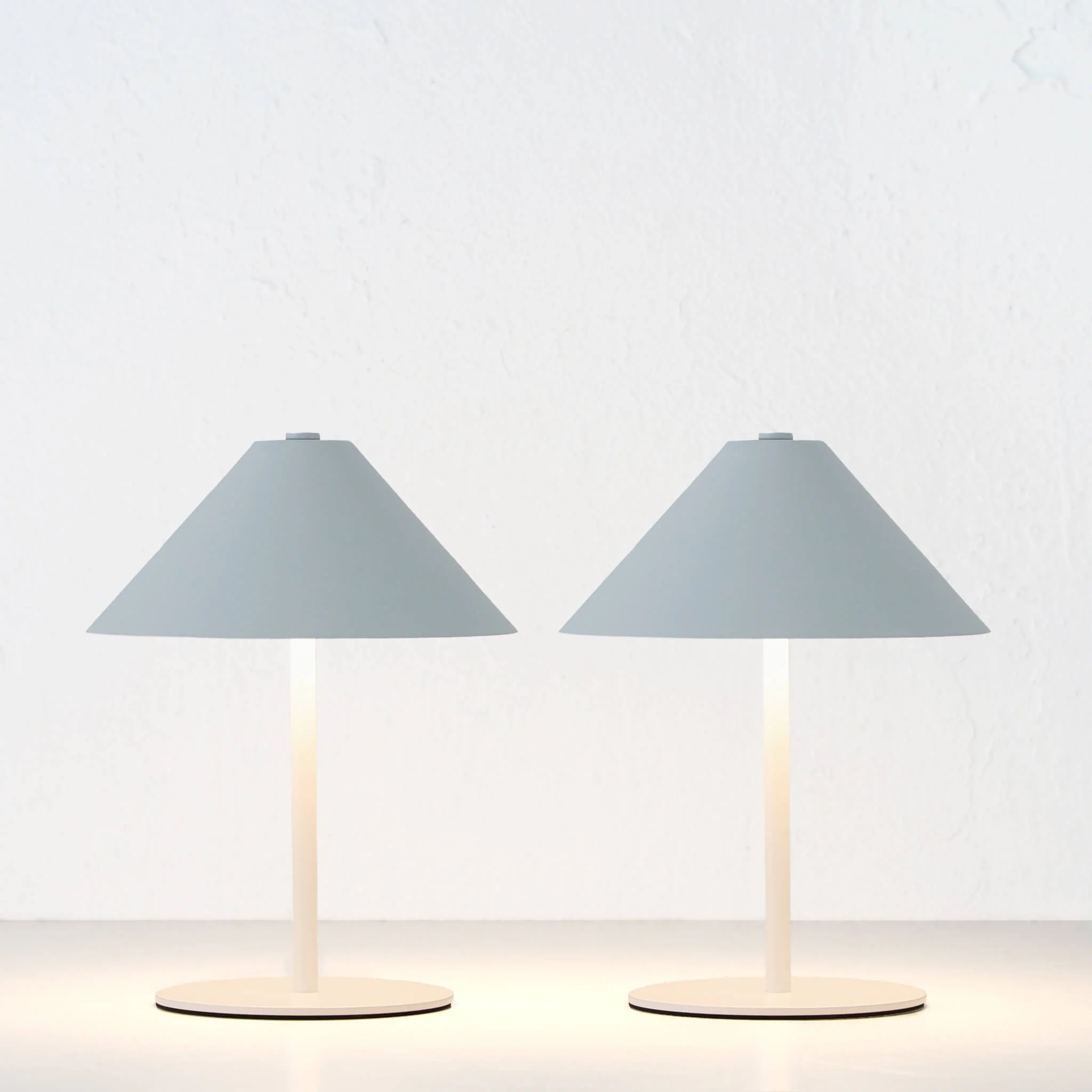 SAN CARLO LED RECHARGEABLE INDOOR/OUTDOOR LAMP BUNDLE X2 | 21CM | WHITE - Image 2