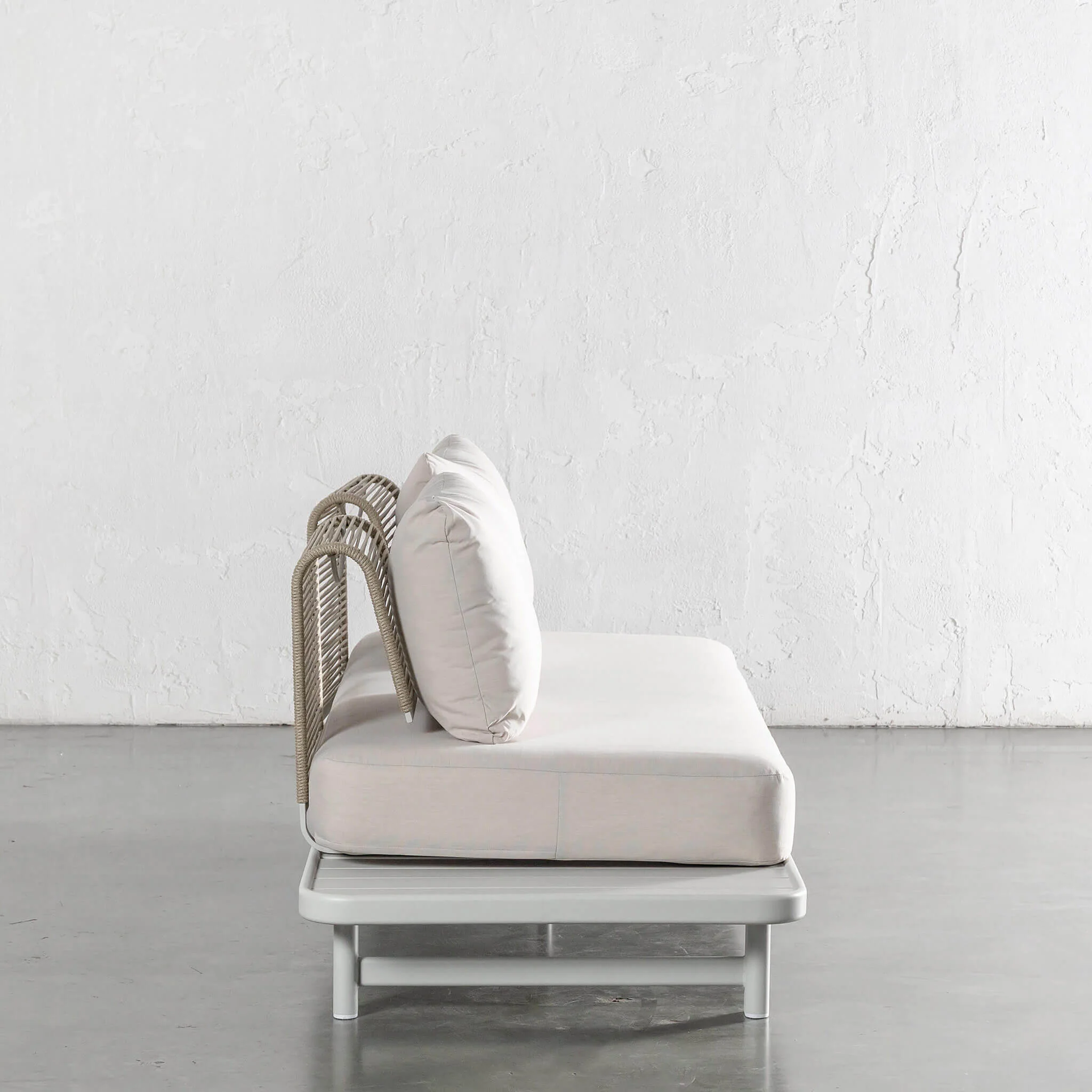 SANTA LUCIA OUTDOOR 4 PIECE BUNDLE | LIMED GREY FRAME + TAUPE DUSK FABRIC - Image 4