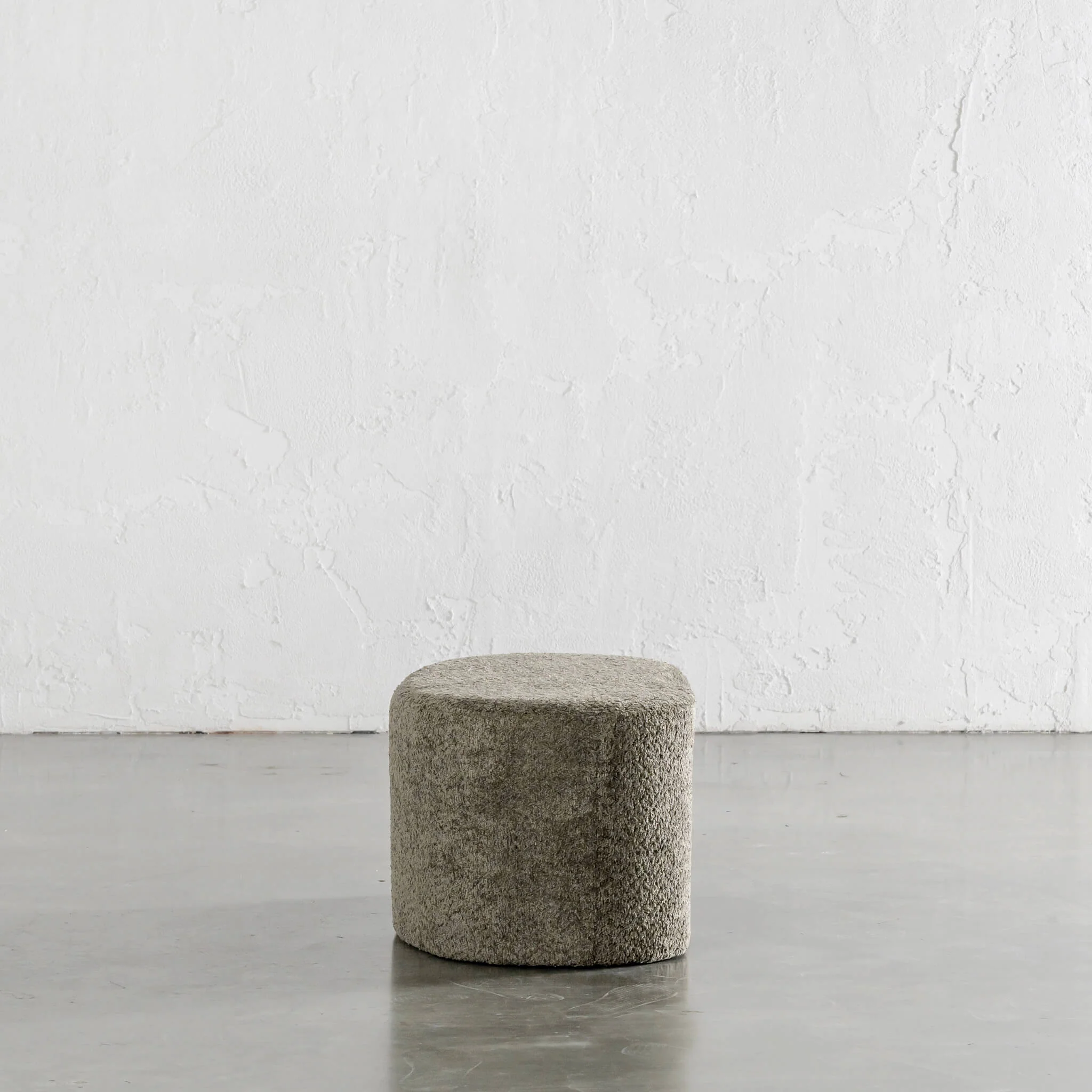 SEVILLA ORGANIC BEAN OTTOMAN BENCH BUNDLE X2  |  80CM + 120CM  |  MANGROVE OLIVE BOUCLE - Image 2