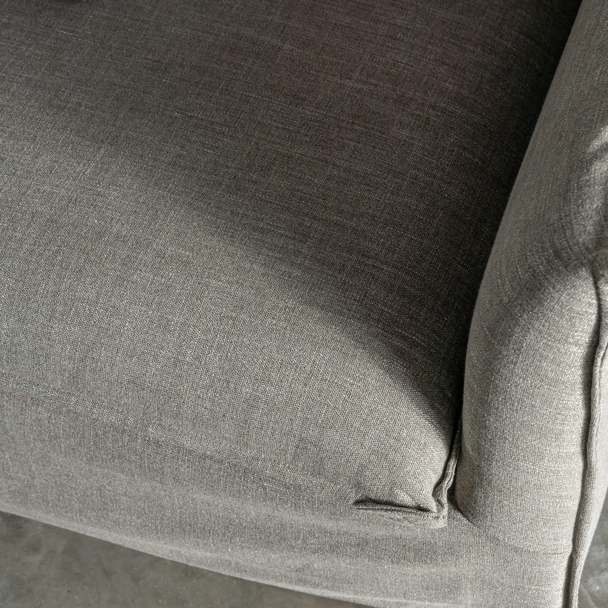 SEVILLA 3 SEATER SLIP COVER SOFA  |  OAKMOSS GREEN - Image 6