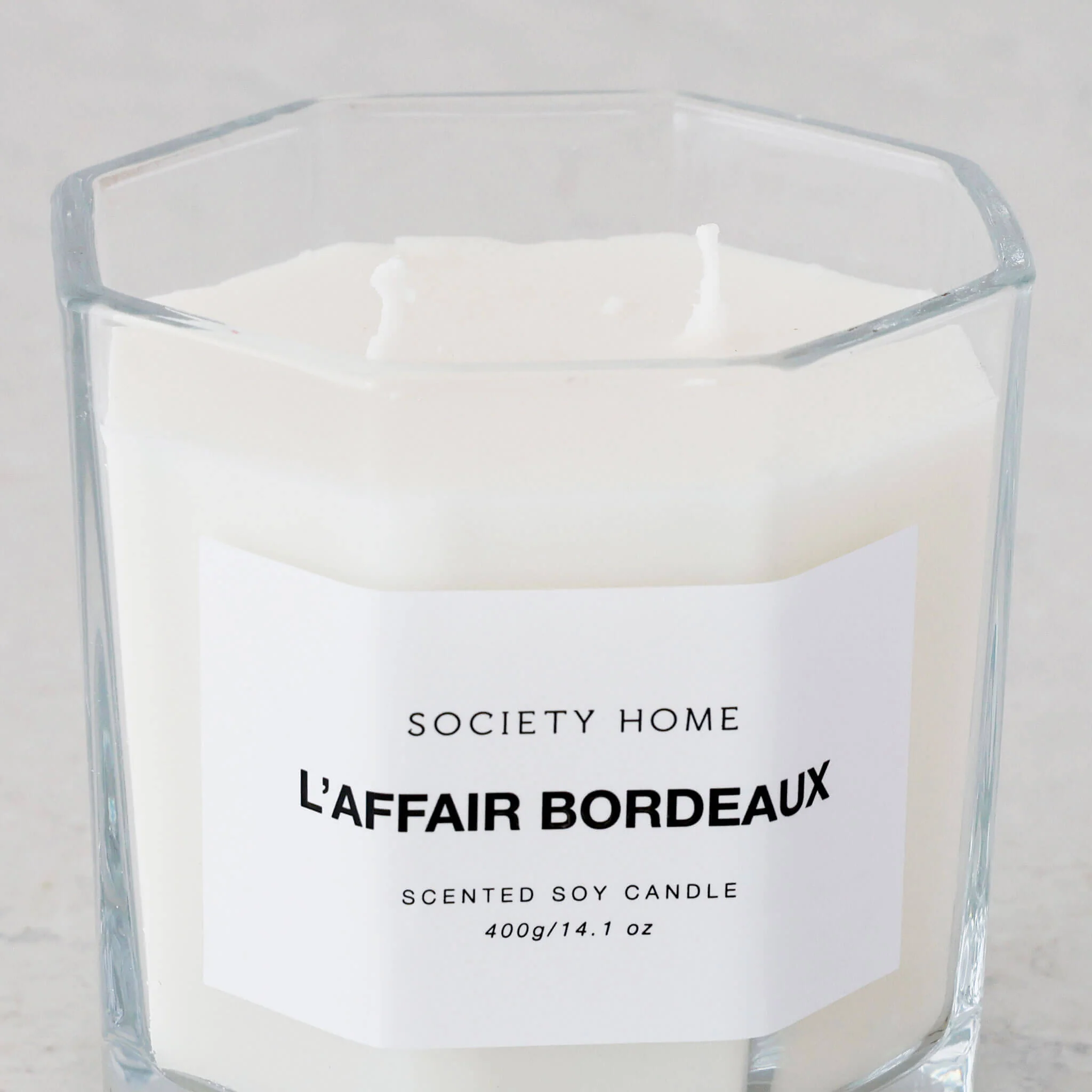SOCIETY HOME  |  SCENTED SOY CANDLE  |  400G   |  L'AFFAIR BORDEAUX - Image 4