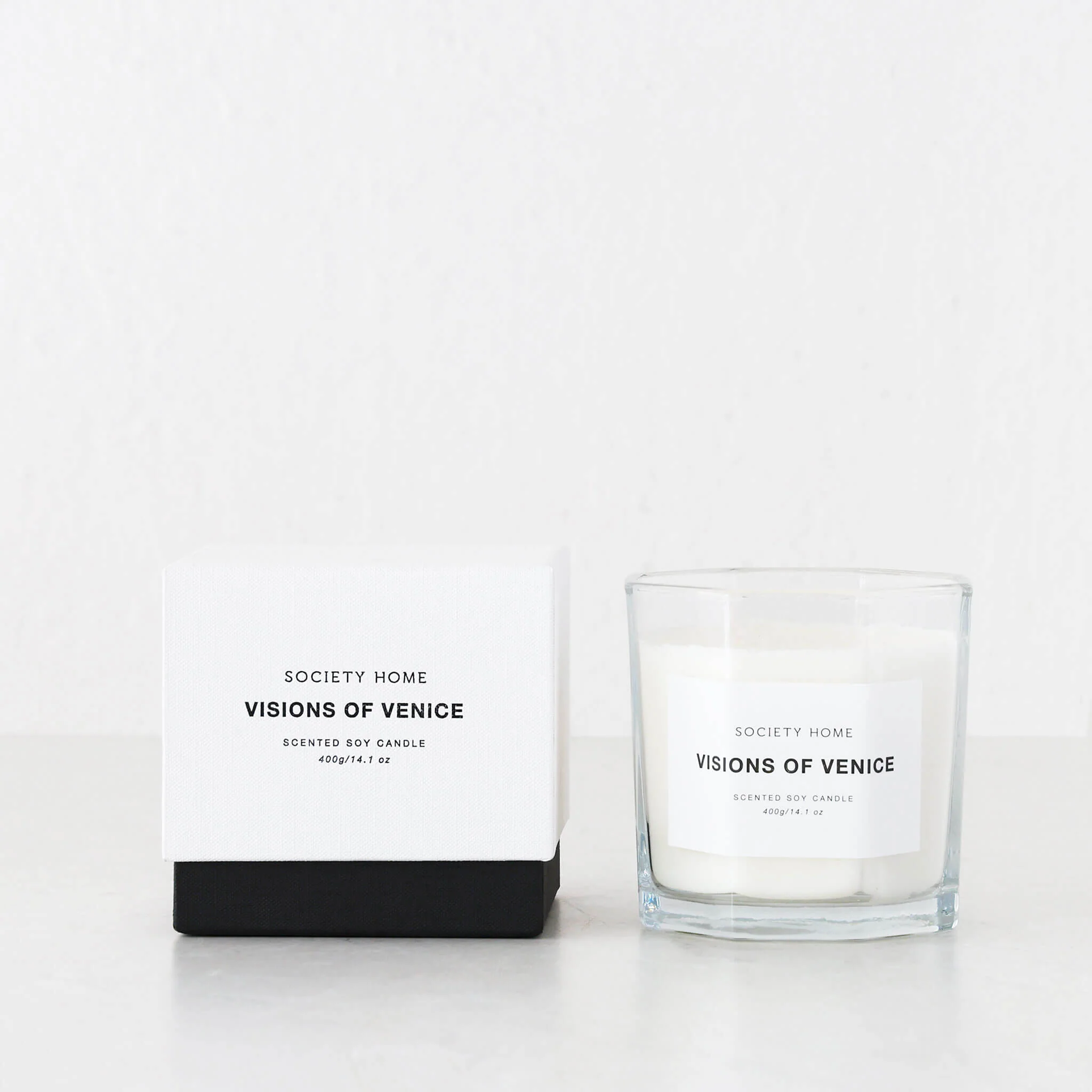 SOCIETY HOME | SCENTED SOY CANDLE | 400G | VISIONS OF VENICE