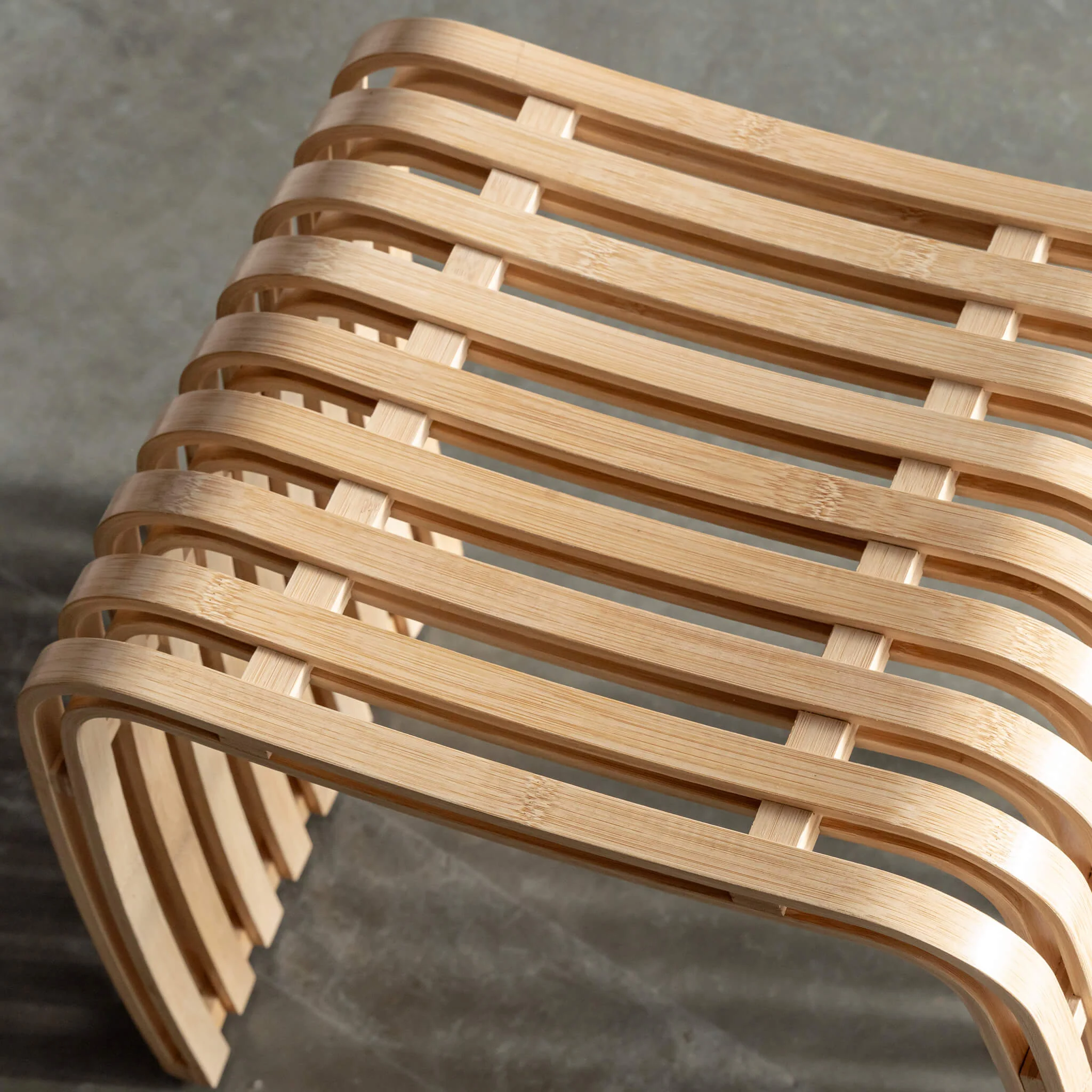 SORENSEN BAMBOO SLATTED STOOL BUNDLE X2 - Image 3