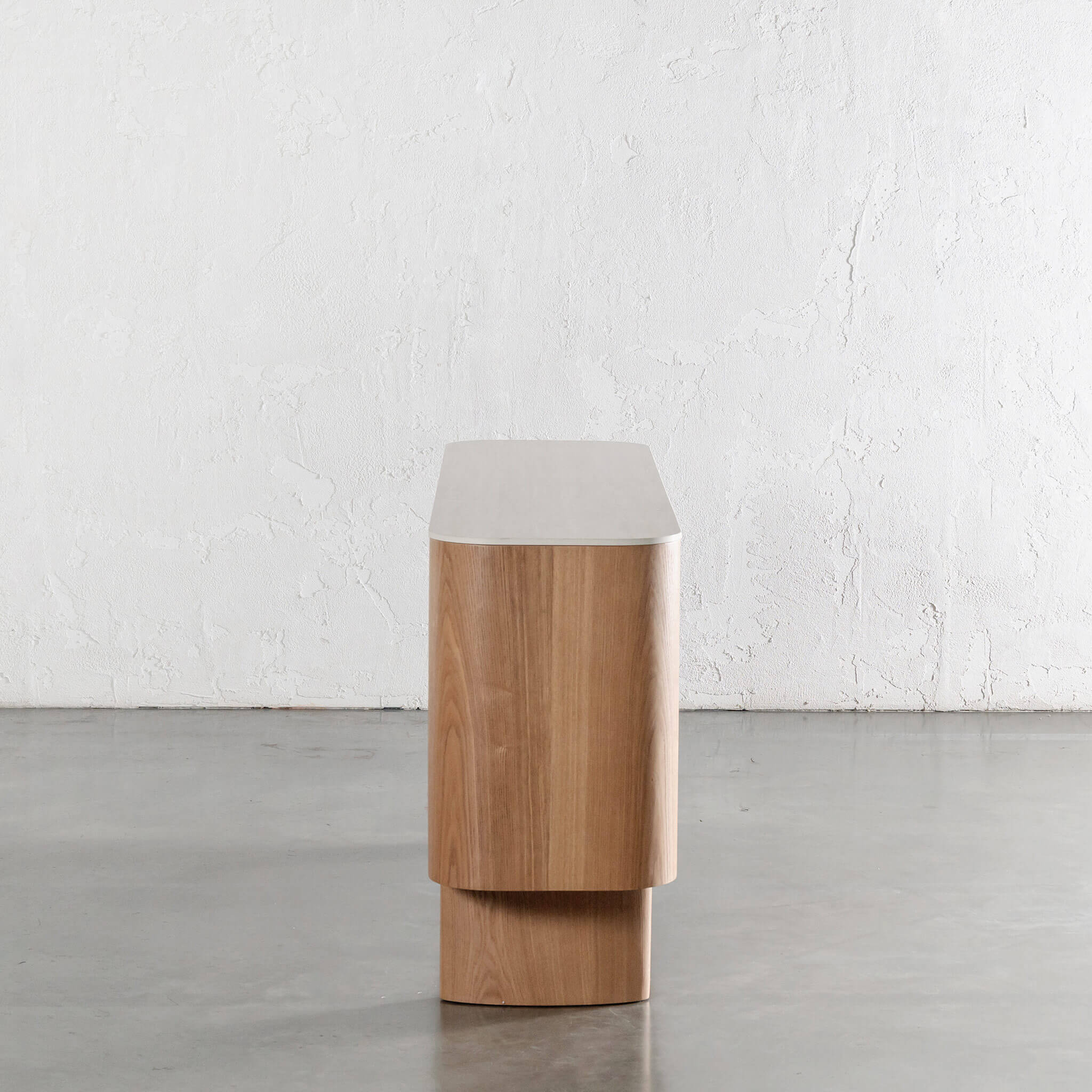 TREVELO SIDEBOARD  |  BIRCH ASH WOOD GRAIN  |  TRAVENTINE TUMBLED BEIGE - Image 8