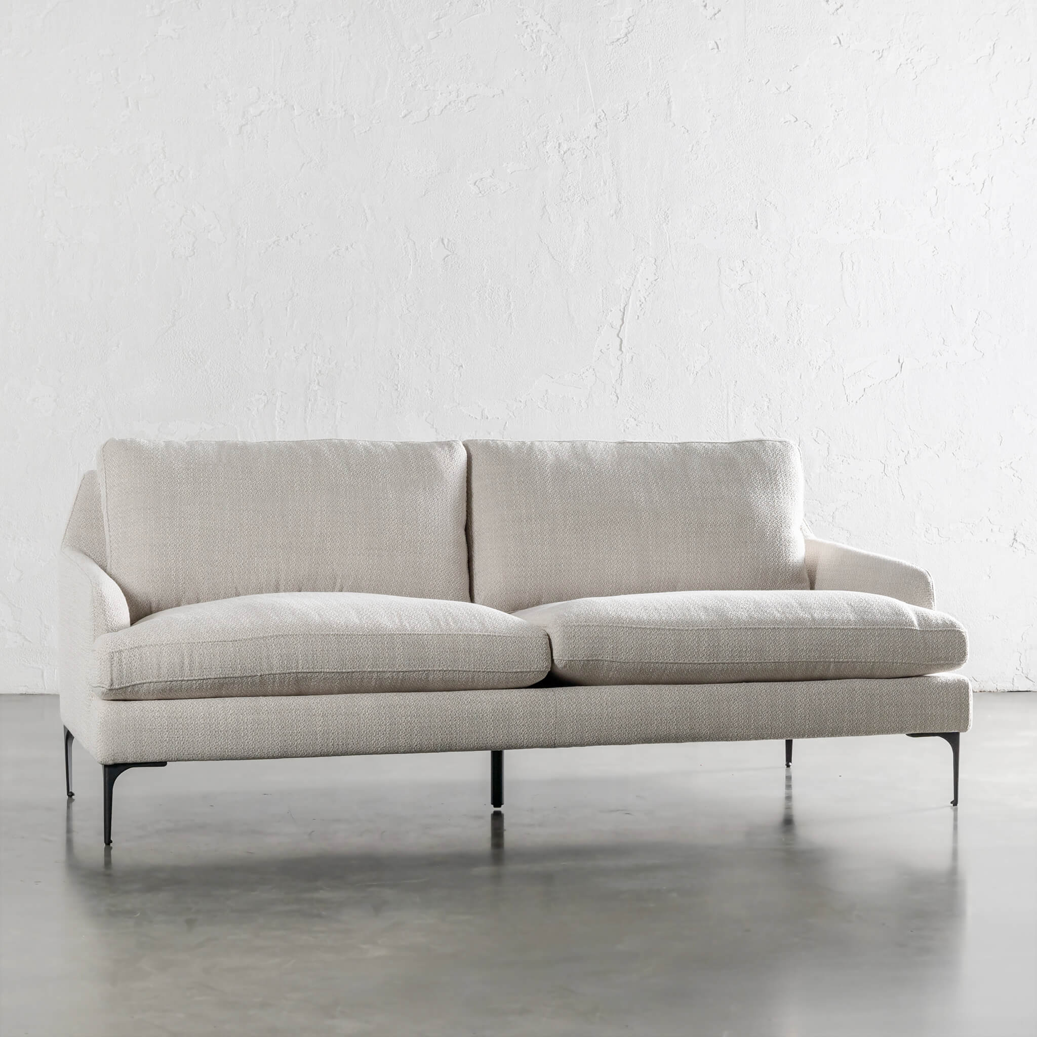 VITTORIA 3 SEATER SOFA | CHALKSTONE WEAVE - Image 3