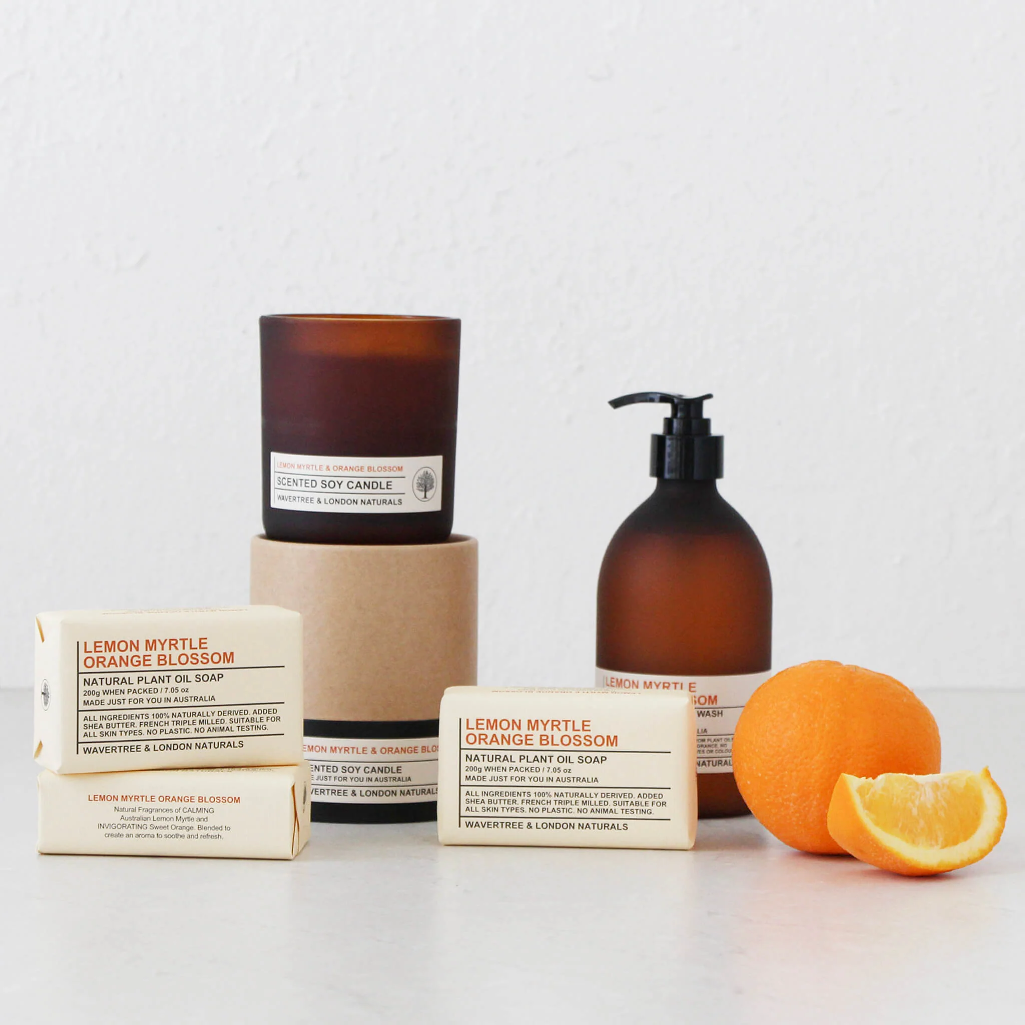 WAVERTREE + LONDON NATURALS | SOAP BAR BUNDLE X3 | LEMON MYRTLE + ORANGE BLOSSOM - Image 4