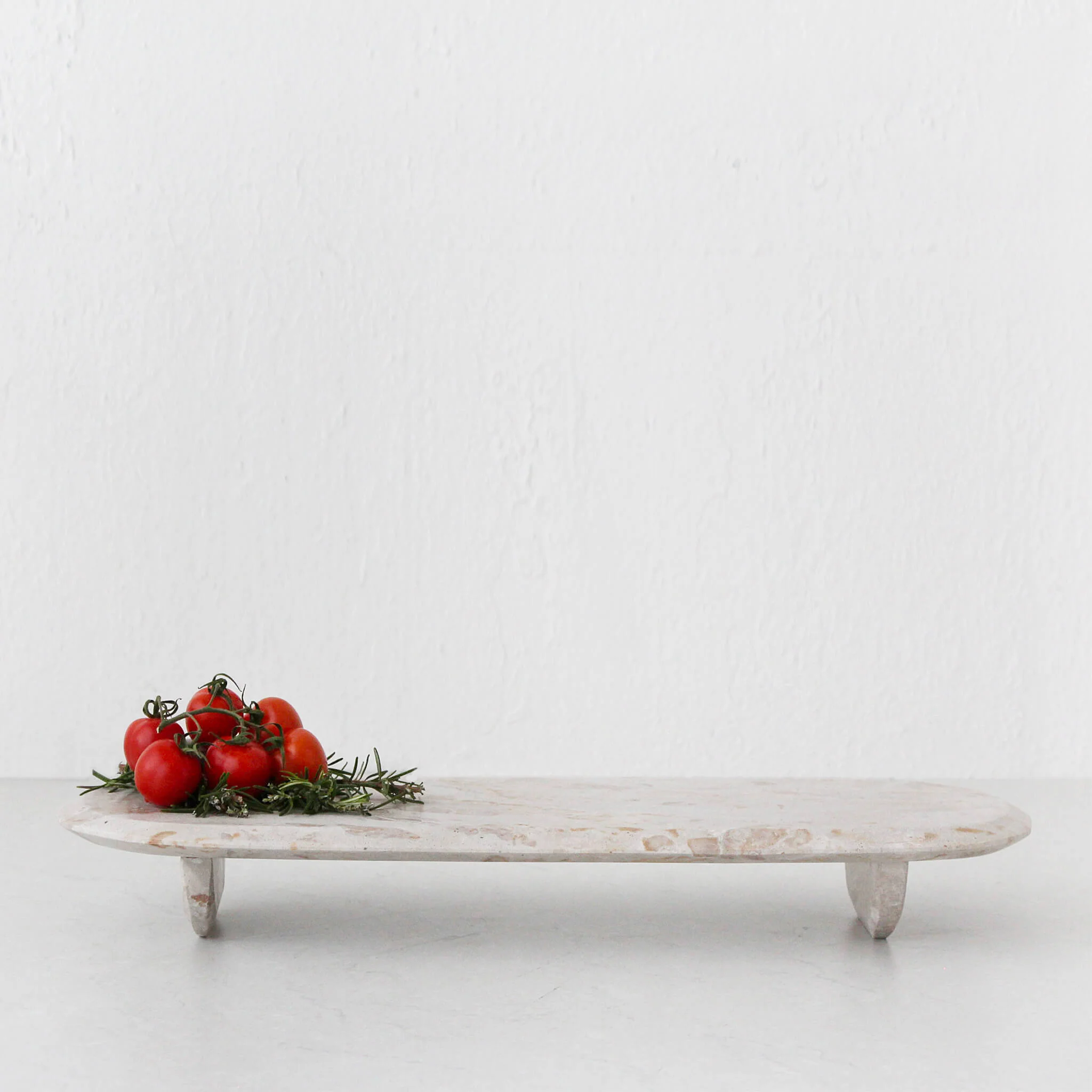 XENA MARBLE FOOTED BOARD | 50CM | TAUPE MARBLE